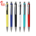 Meistverkaufte personalisierte Logo Multi Color Metal Ballpoint Stift Klickstift